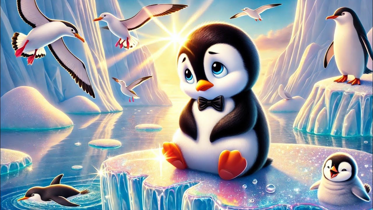 Poveste educativă pentru copii- Pinguinul,care vrea sa zboare | 3–7 ani