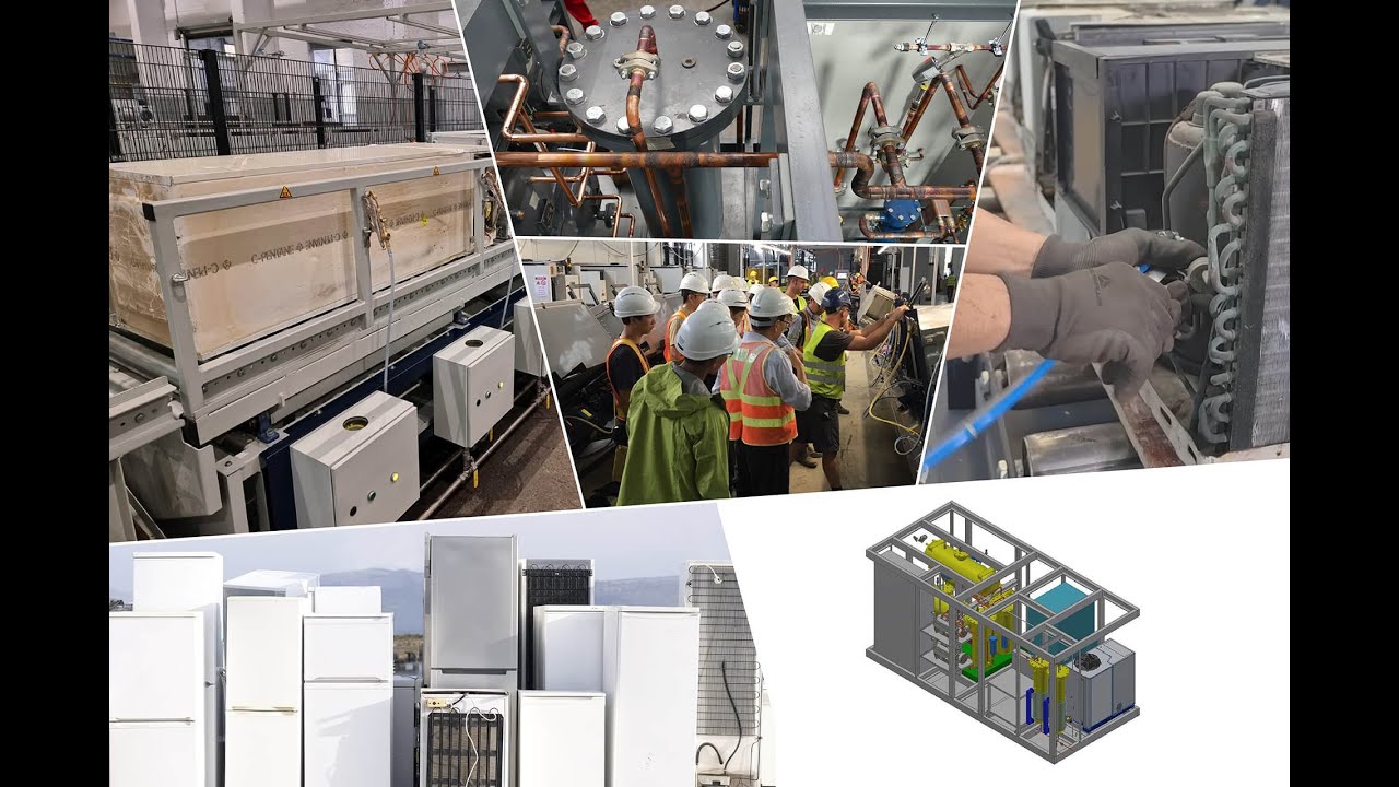 3D Animation | Refrigerator recycling plant | Erdwich Zerkleinerungs-Systeme GmbH
