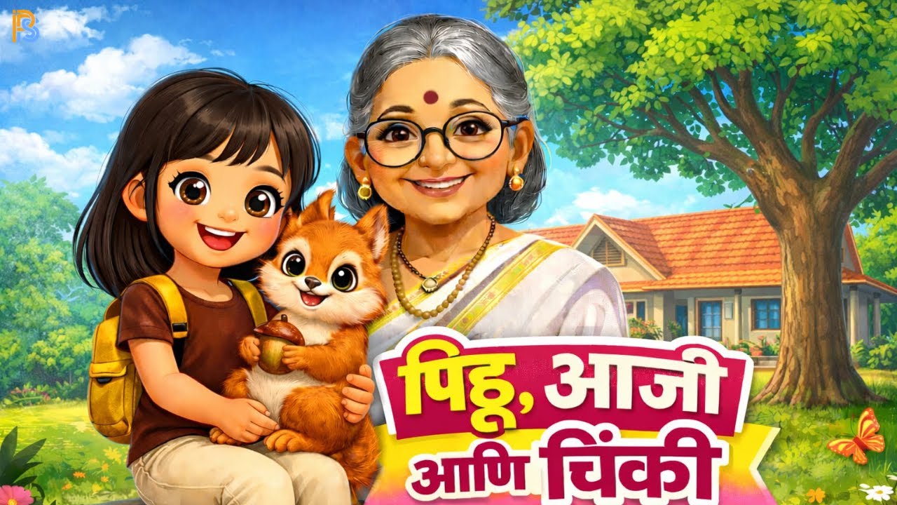 पिहू, चिंकी आणि आजी | Marathi Kids Story | 3D Animated Cartoon | Fun & Adventure for Children | kids