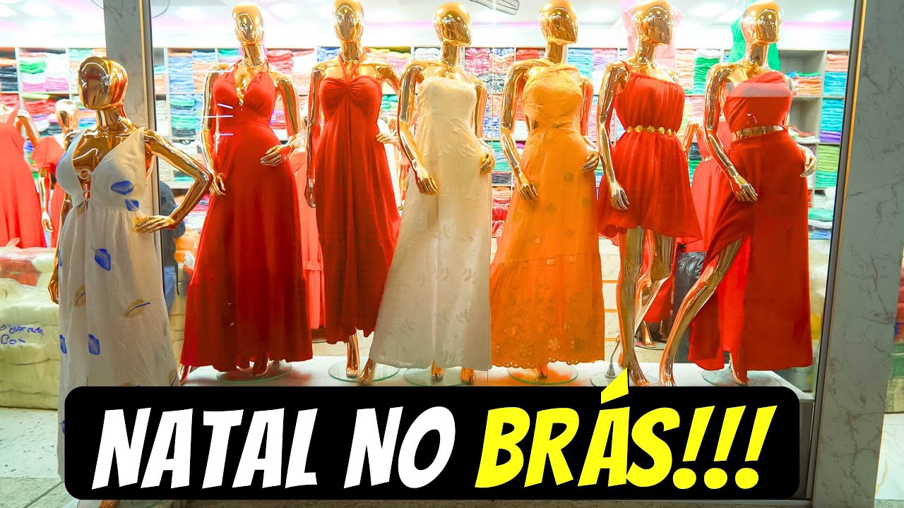 ROUPAS PARA NATAL E ANO NOVO NO BRÁS + MODINHA NA FEIRINHA DA MADRUGADA