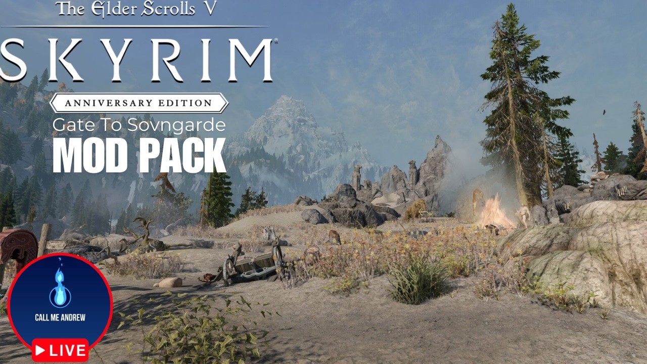 New Year New Me! Playing Skyrim Yet Again... Gate To Sovngarde Mod Pack | Live on Twitch & YouTube!🎮