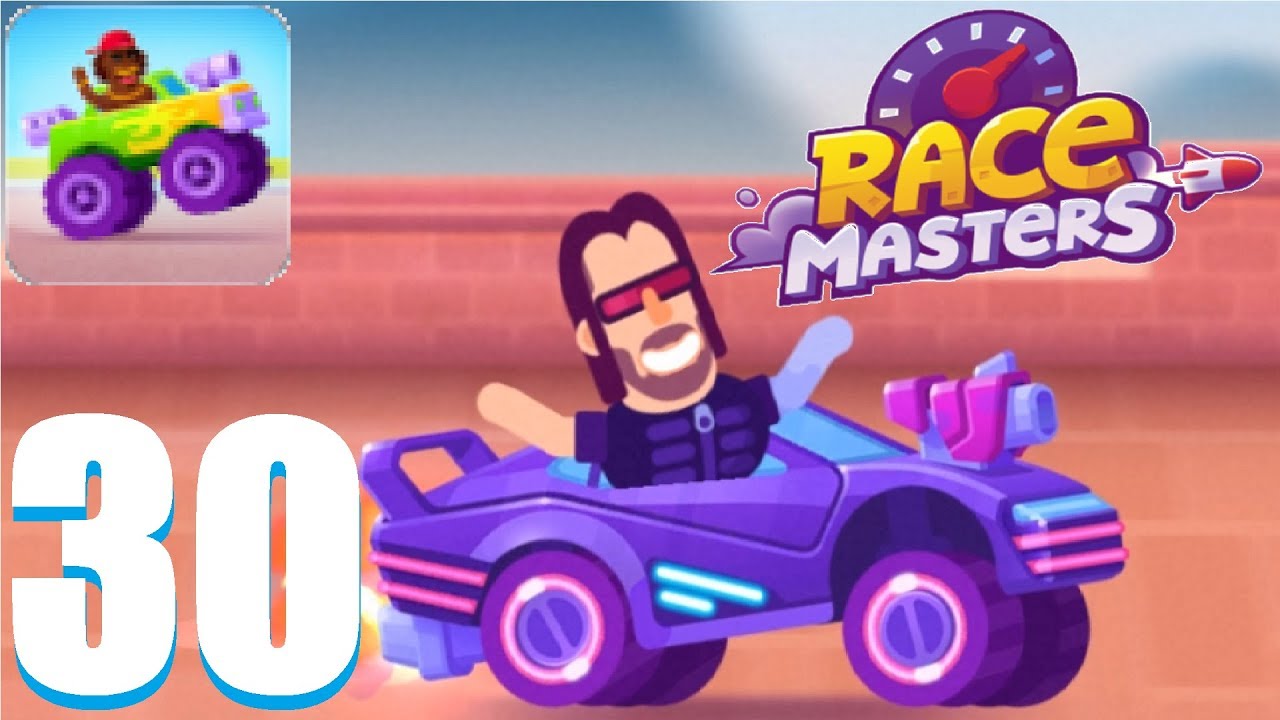 Racemasters New UPDATE TETRATECH CAR - Gameplay part 30 - Bowmasters CAR battle game IOS / ANDROID