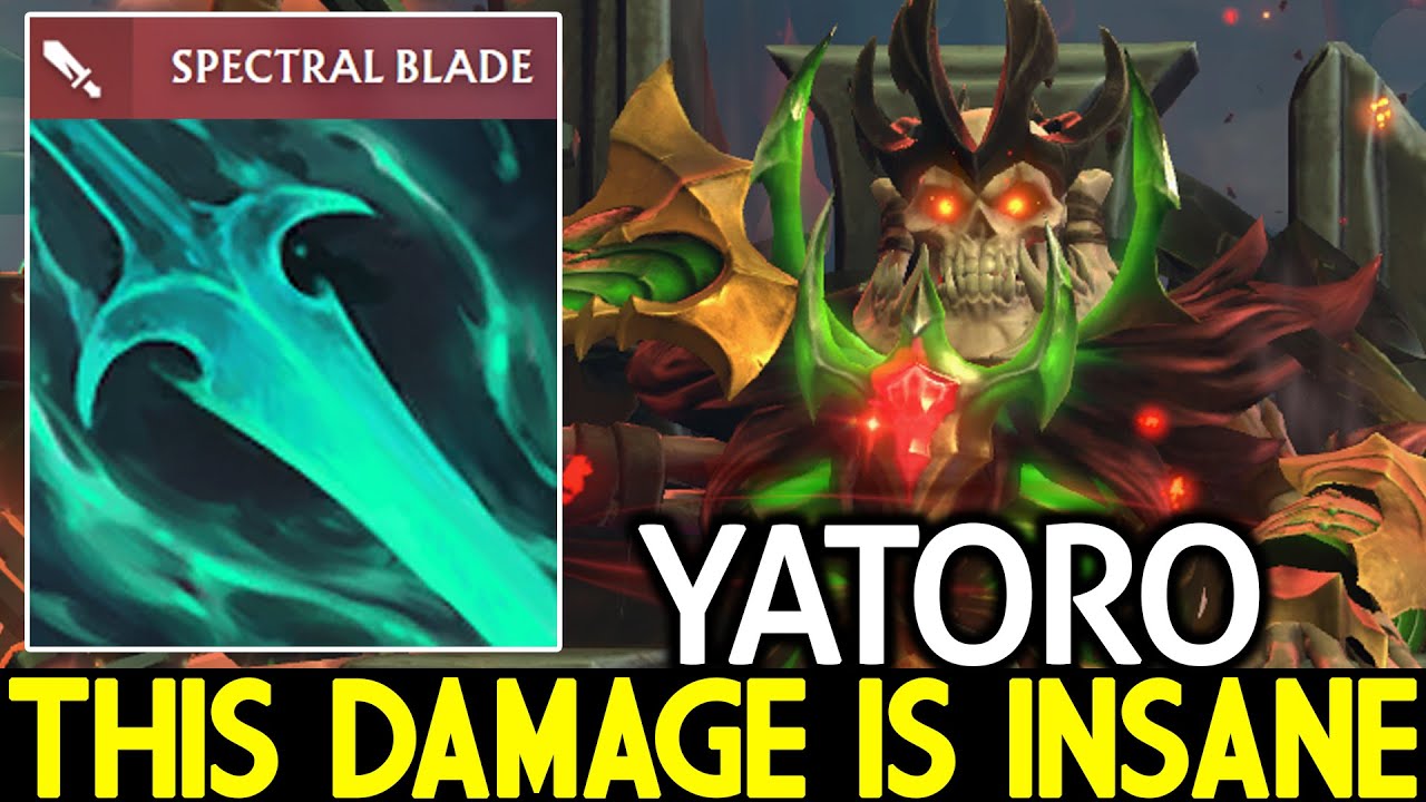 YATORO [Wraith King] Spectral Blade This Damage is Insane Dota 2