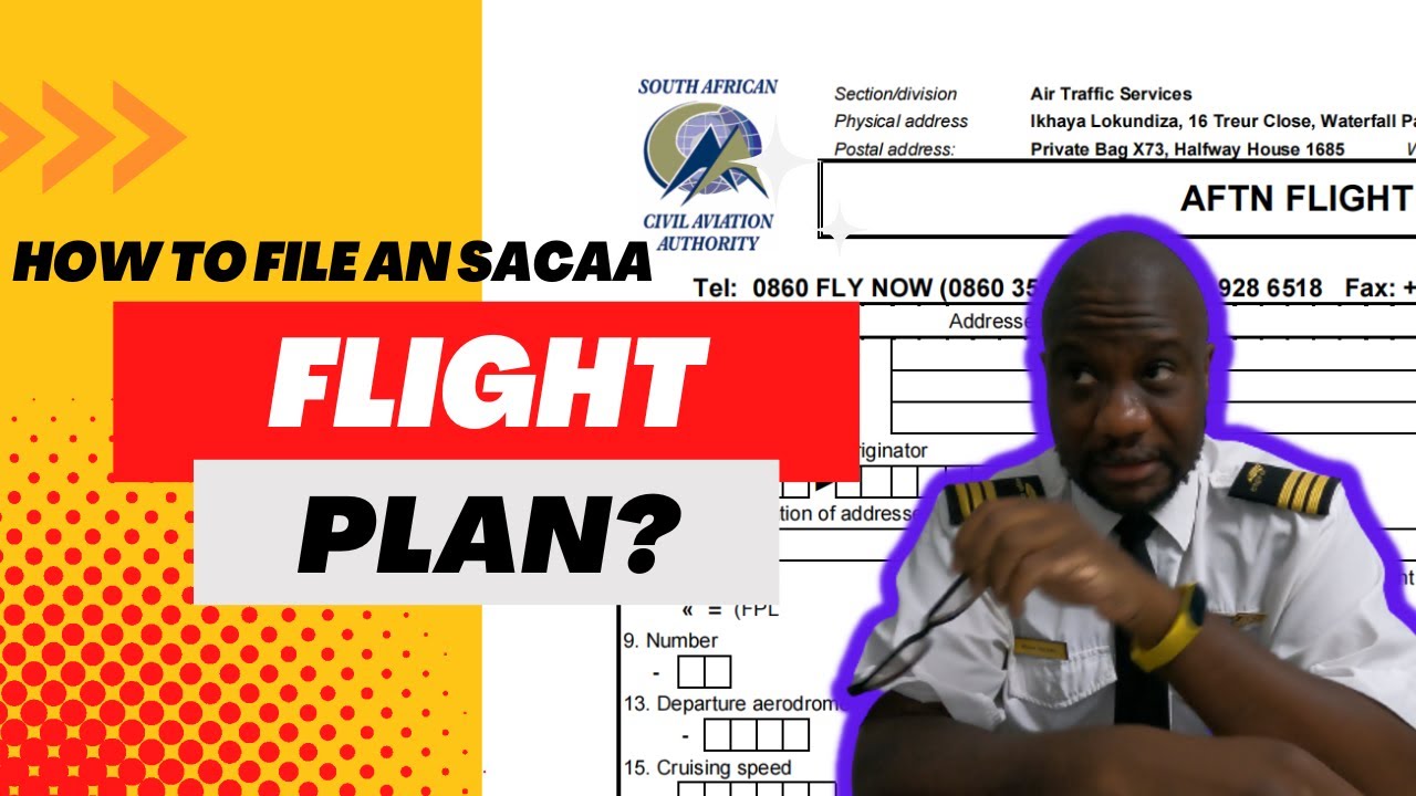 How to FILE a FLIGHT PLAN in SOUTH AFRICA as a PILOT