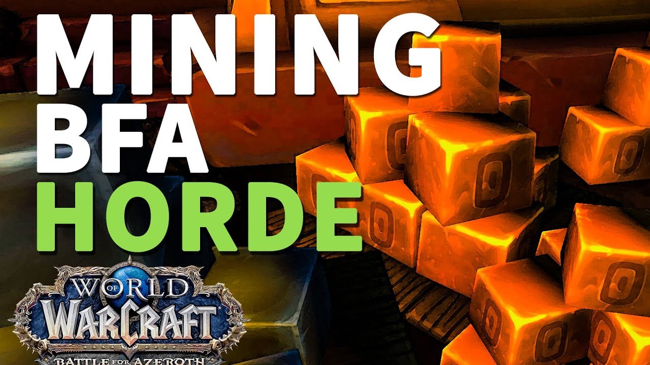 An Ore for an Eye Mining Quest WoW BfA