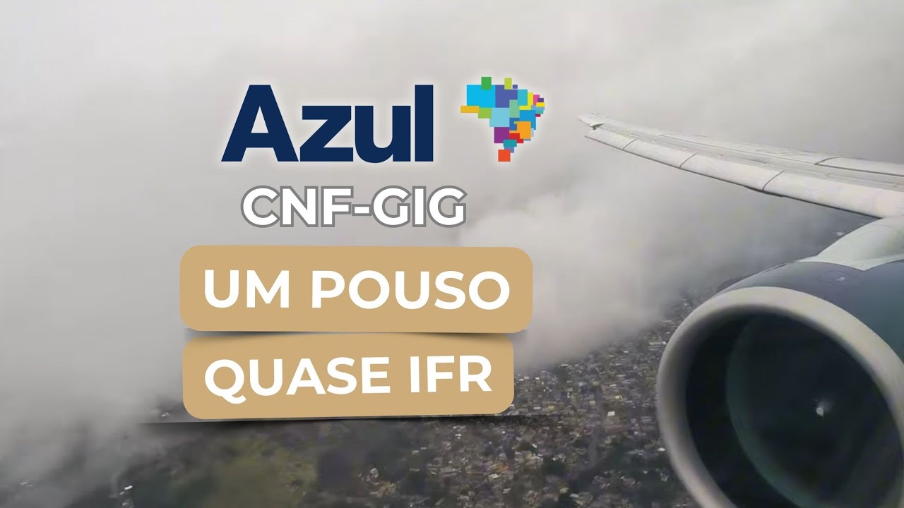 Pousando no Rio entre as nuvens: CNF-GIG #77