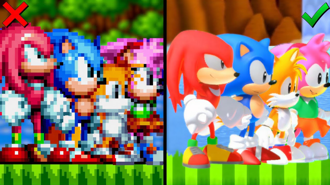Sonic Origins But In 3D