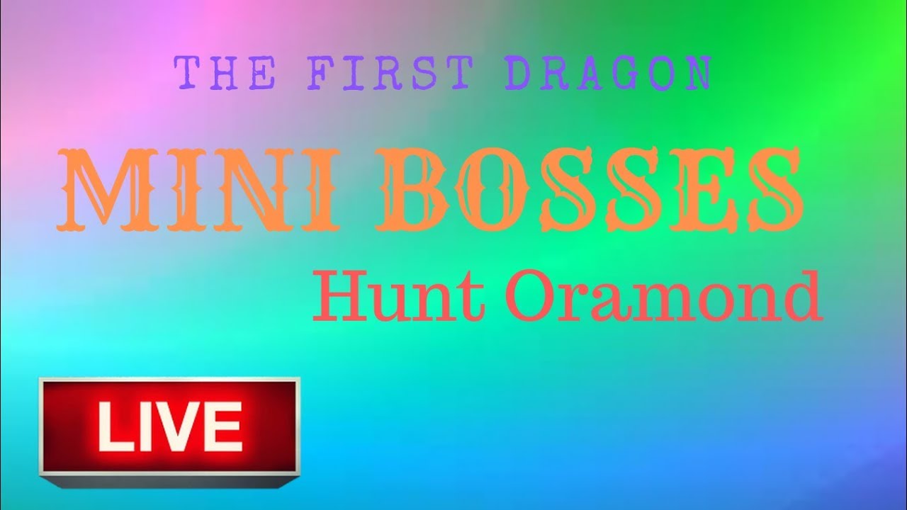#tibia (MINI) bosses the first dragon e hunt em oramond (golem)