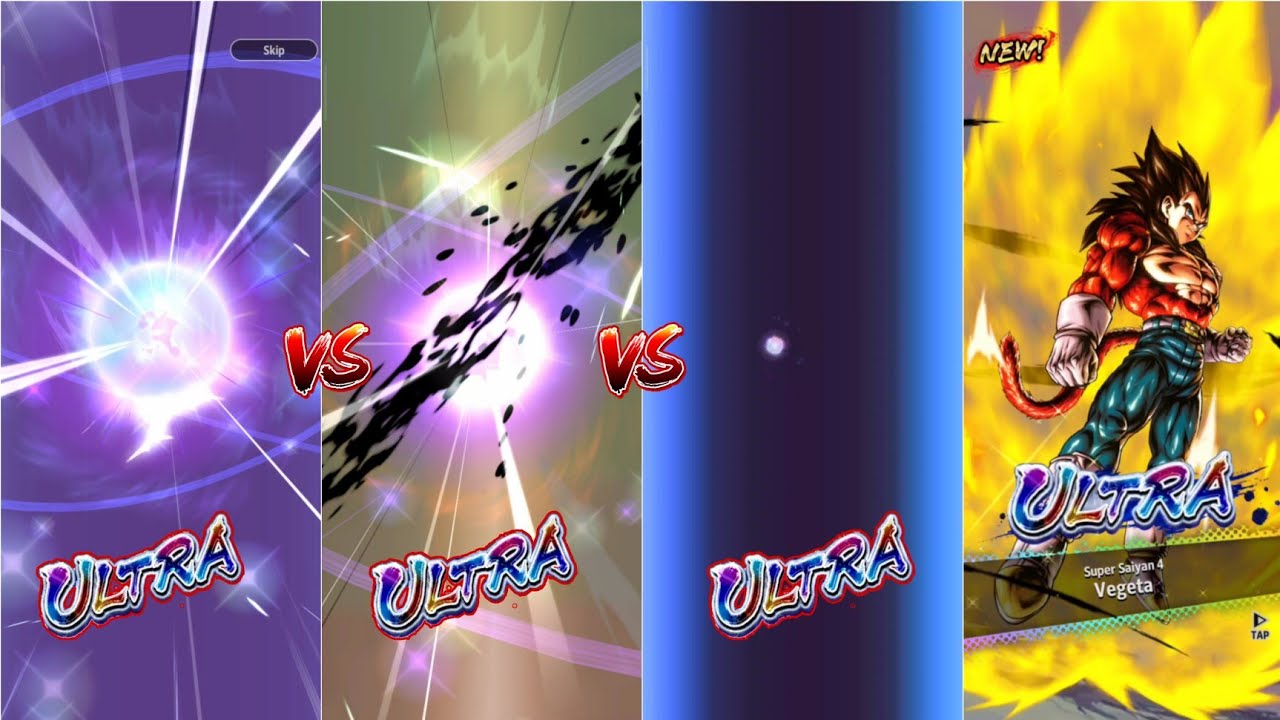 Triple Side Ultra Super Saiyan 4 Vegeta Banner Summoning | Summon | Dragon Ball Legends 