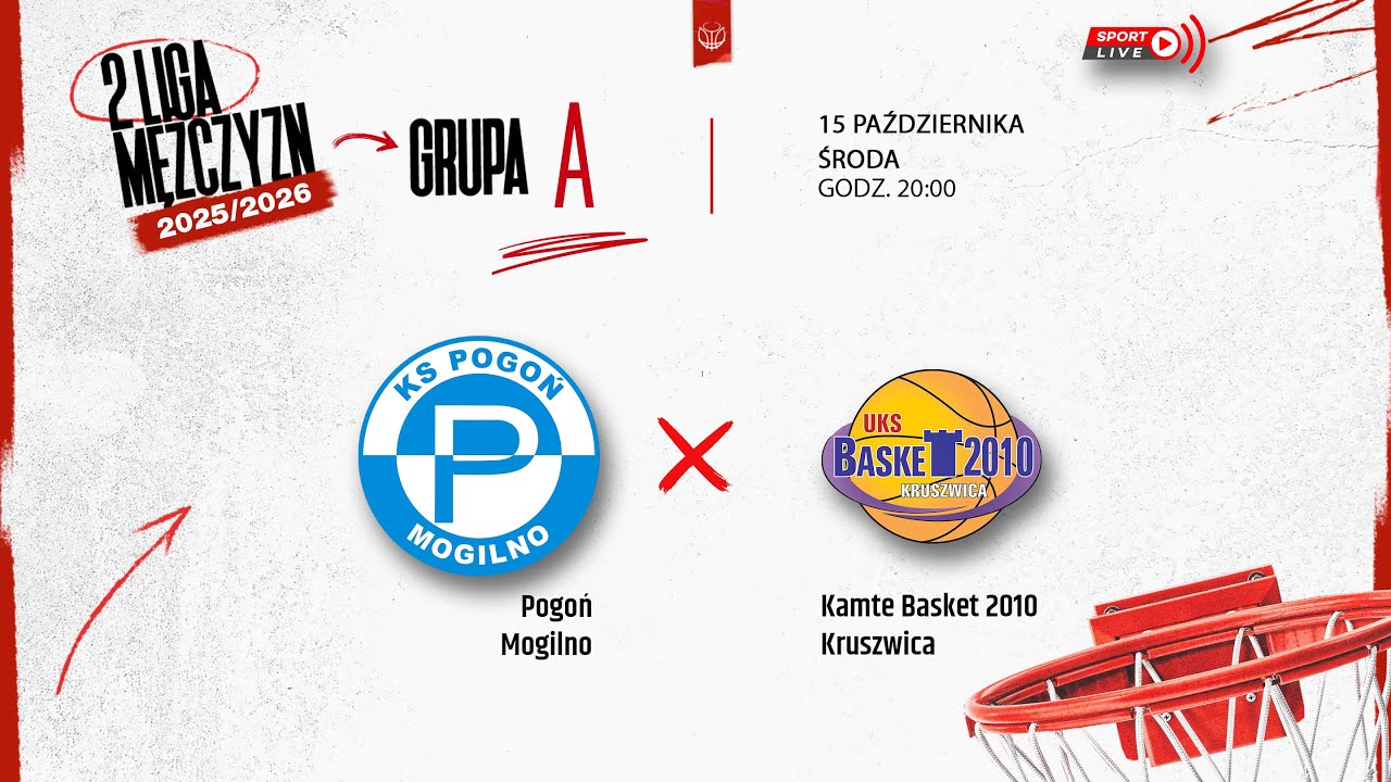 Pogoń Mogilno - Kamte Basket 2010 Kruszwica (2 LM)