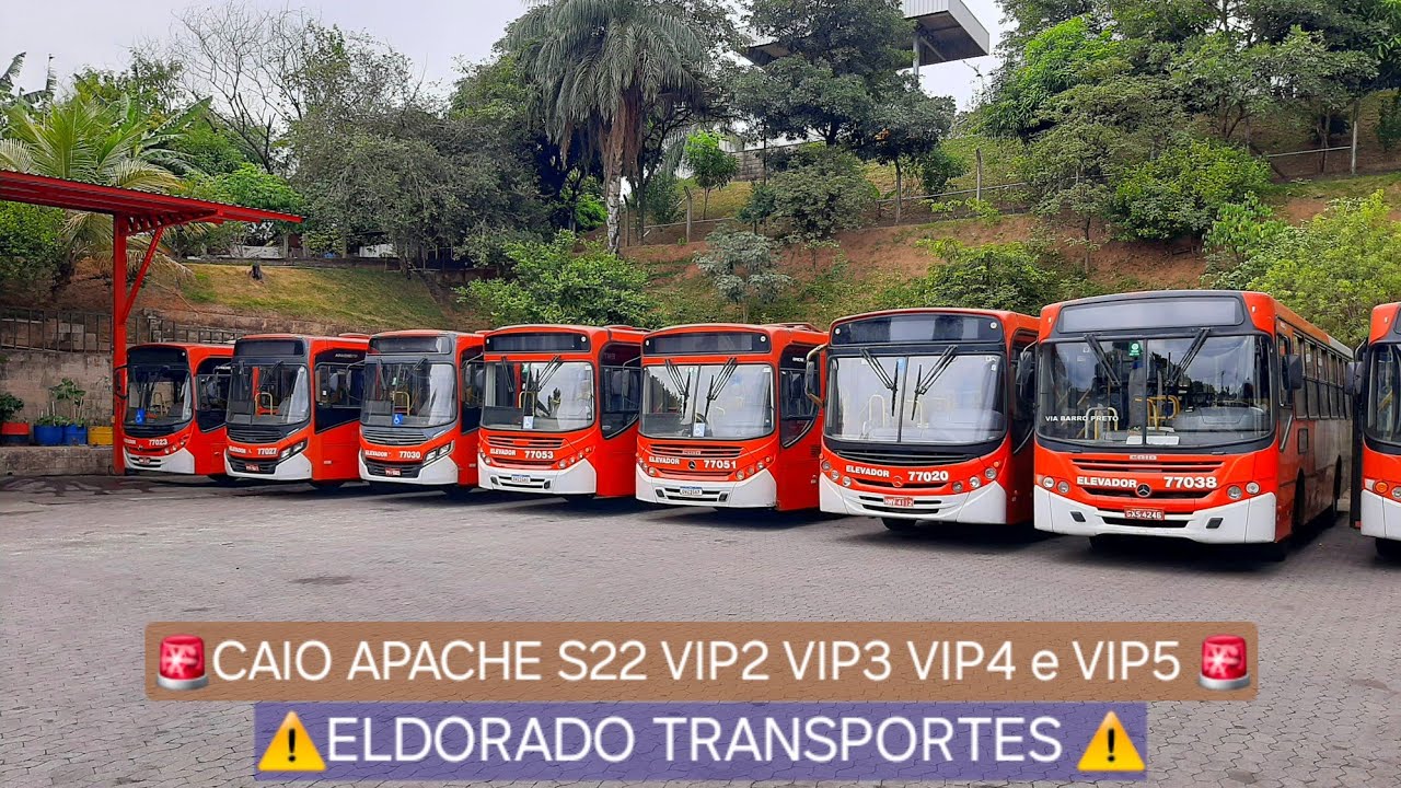 As diferenças entre GERAÇÕES Caio S22 VIP2 VIP3 VIP4 e VIP5 - VISITA ELDORADO TRANSPORTES