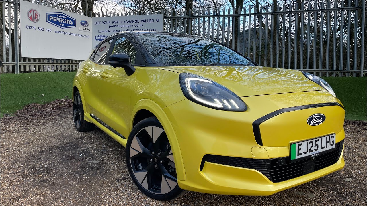 FORD PUMA GEN-E PREMIUM 46.8KwH ELECTRIC YELLOW 196PS upto 251 MILE RANGE