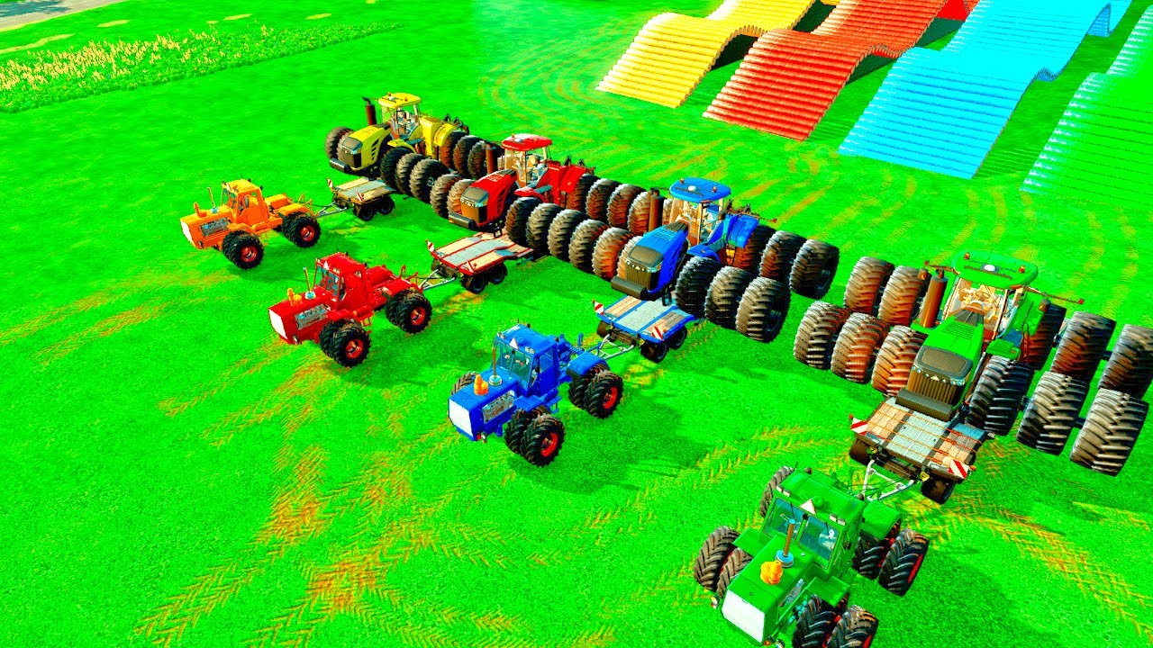 TRANSPORTING SUPER HEAVY LOAD WITH LARGE TRACTORS FARMING SIMULATOR 22