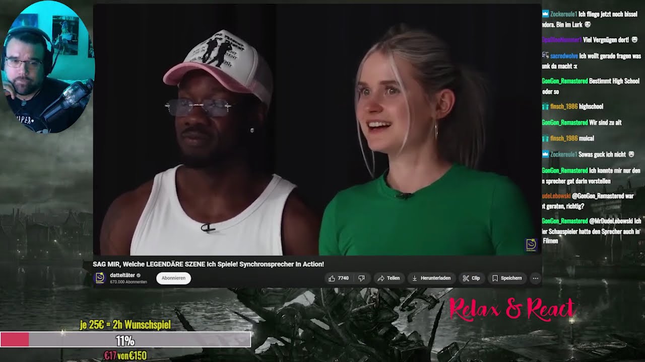 React: Welche LEGENDÄRE SZENE ist das?! - datteltäter - Livestream von 28.8.24