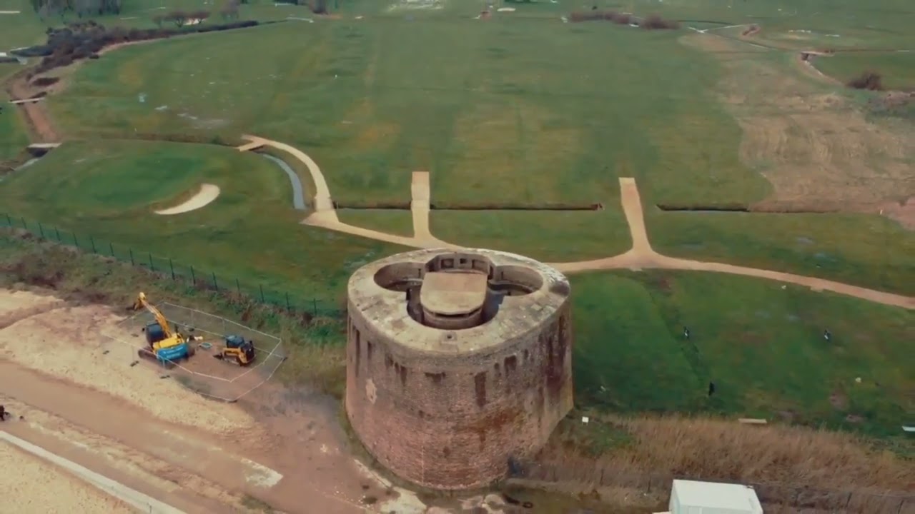 Dji Mini 2 Martello Towers, coastal artillery forts