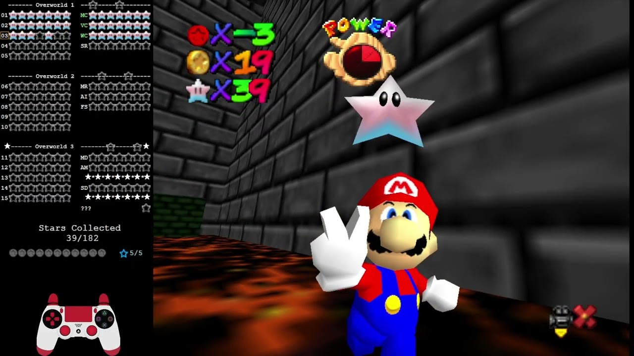 Transcending the Rainbow: Course 3 - Dark Mossy Maze (Savestateless)