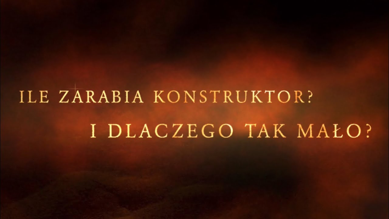 #37 ILE ZARABIA KONSTRUKTOR ? I DLACZEGO TAK MAŁO ? THE EXPERT, WSPOMNIENIA KONSTRUKTORA