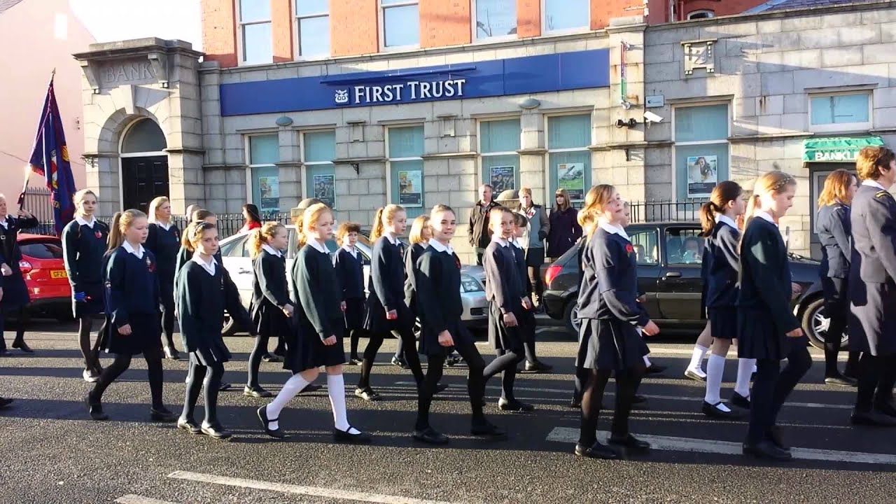 Remembrance Sunday parade in kilkeel 2013