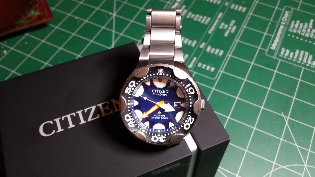 Обзор Часы Citizen Orca - Неуловимая касатка. Уникальные часы.