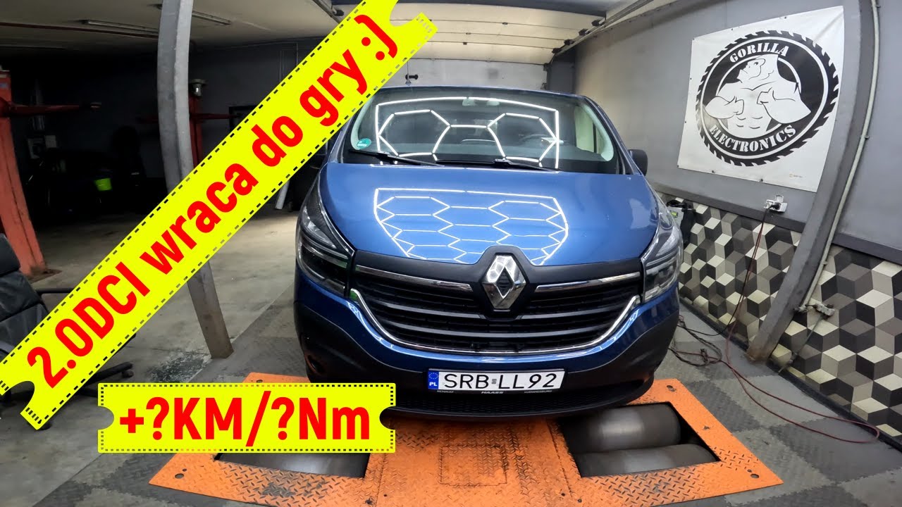 UPSIZING w krainie zielonego ładu // Chiptuning Renault Trafic III M9R 2.0DCI 170KM stage1