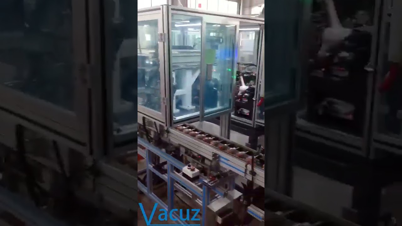 Vacuz Automatic Brushed Armature Rotor Stator Coil Flying Fork Winding Machine Production Line