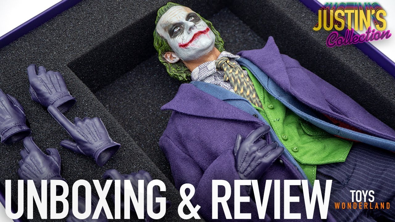 Joker Batman The Dark Knight 1/6 Scale Figure Daftoys Unboxing & Review