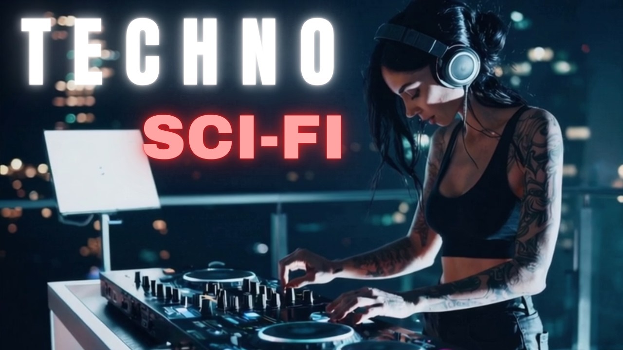 1 Hour Futuristic Techno DJ Set | Hypnotic Sci-Fi Electronic Mix | Deep Immersive Session