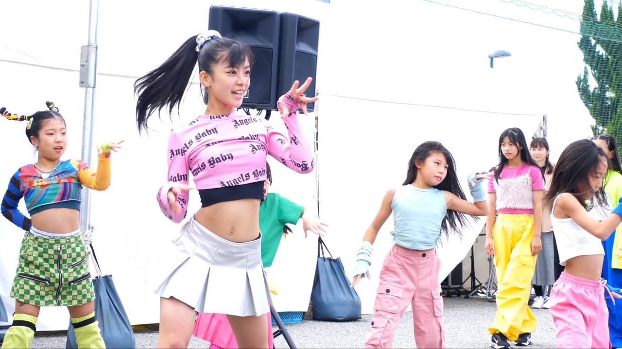 富山グラウジーズ G.O.W ダンススクール 1チーム目 「滑川すべらないグルメフェス」横動画 2023年10月29日