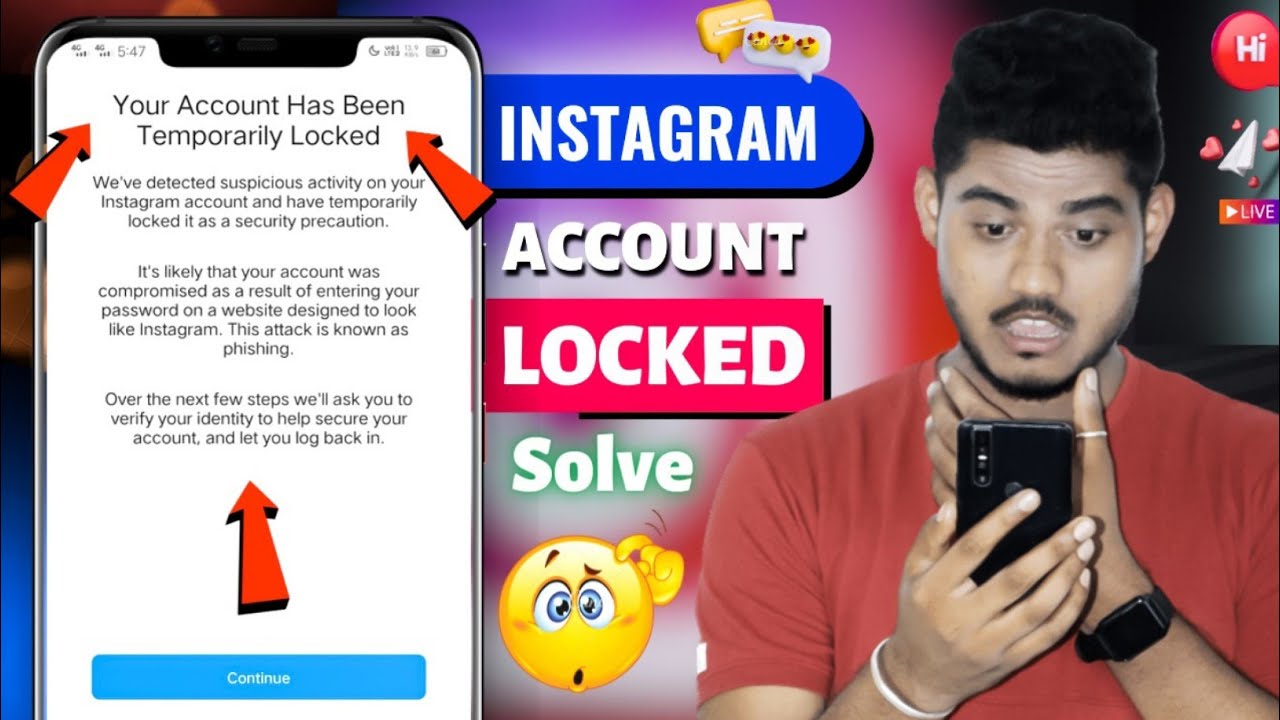 Solved Your Account Has Been Temporarily LOCKED INSTAGRAM 2022 | Instagram Temporarily Locked