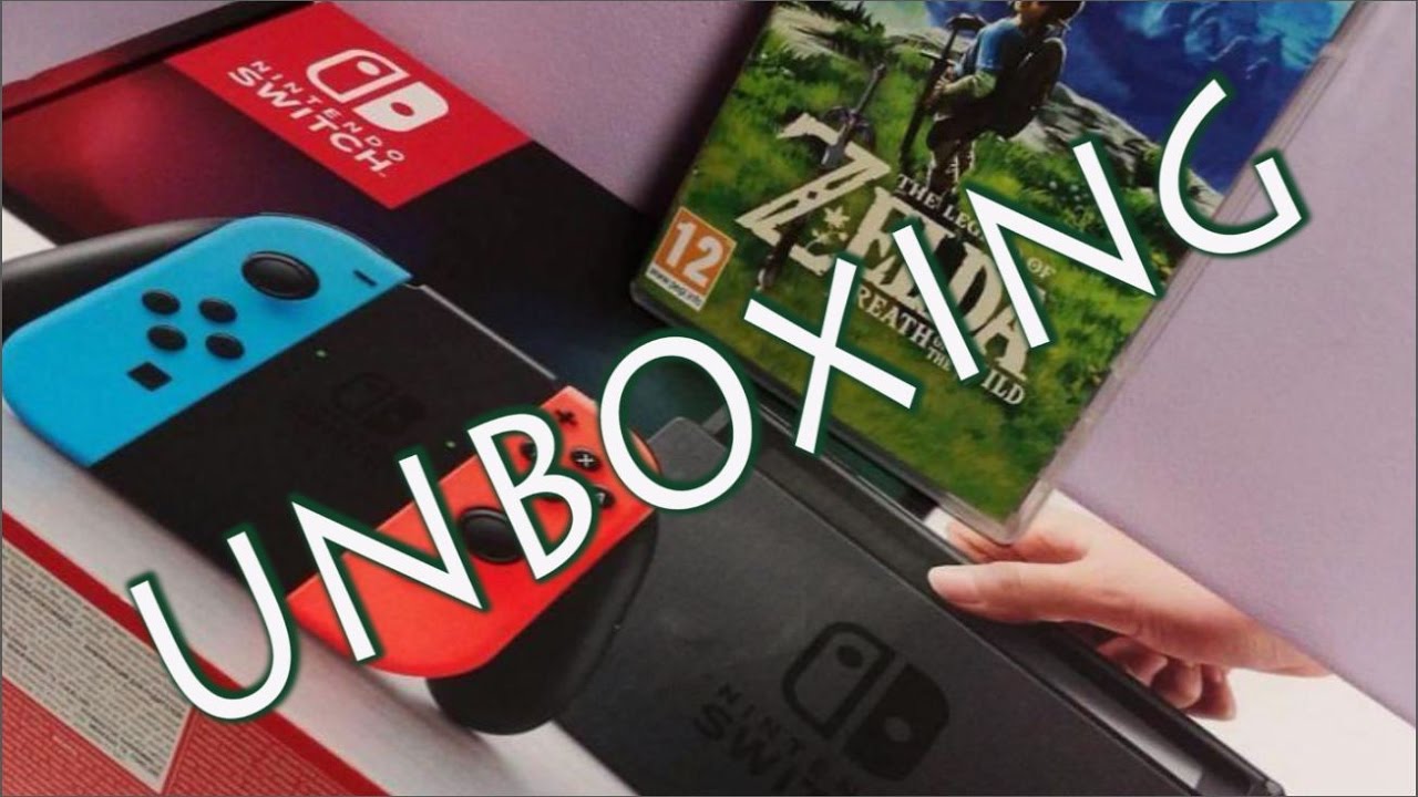 Unboxing con sonidos de plástico de la Nintendo Switch | ASMR español