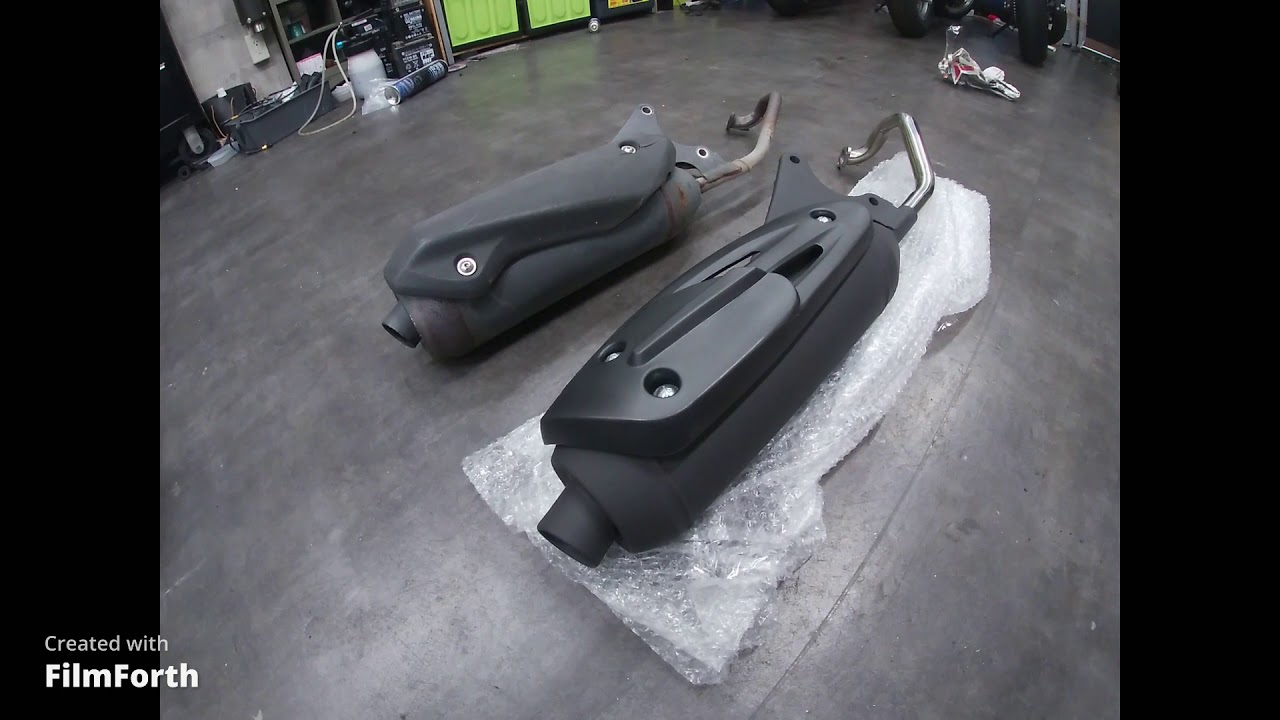 アドレスV125　純正マフラーVSタケガワサイレントスポーツマフラー　音量対決!!!