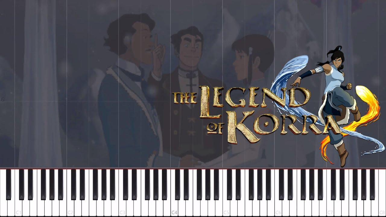 Legend of Korra - Varrick's Wedding (Piano Tutorial)