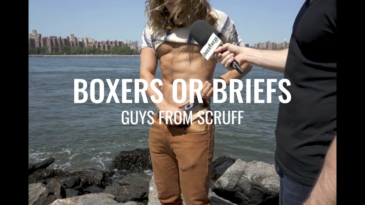 2018 | Scruff Guys отвечает на вопросы о трусах-боксерах или брифах на набережной Уильямсбурга | ...