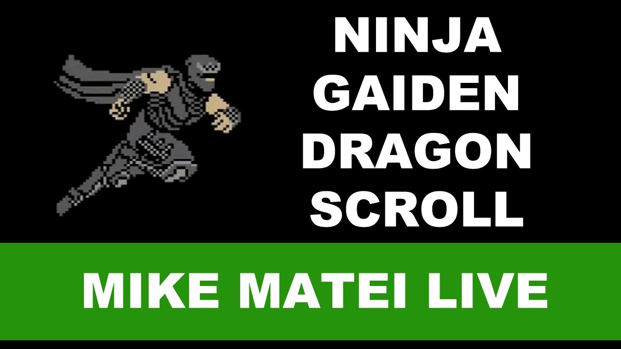 Ninja Gaiden: Dragon Scroll NES Hack - Mike Matei Live