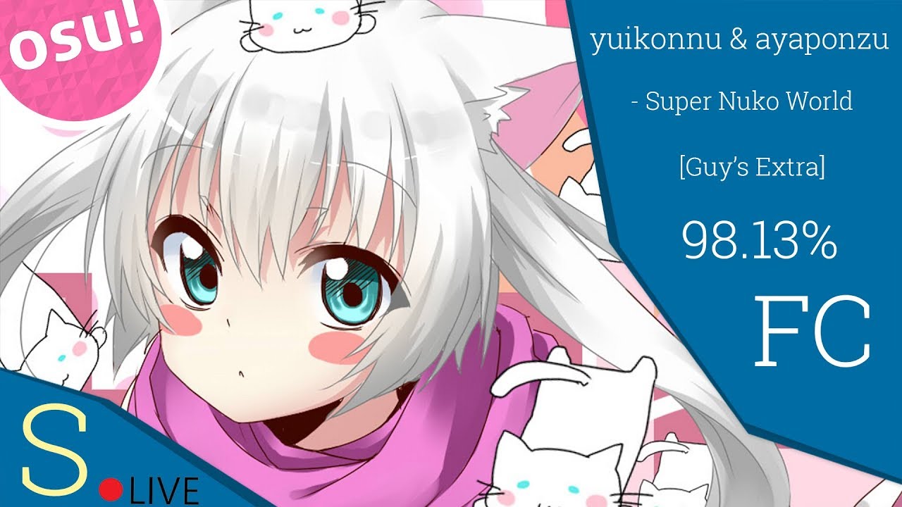 [LIVEPLAY] yuikonnu & ayaponzu - Super Nuko World l OSU!