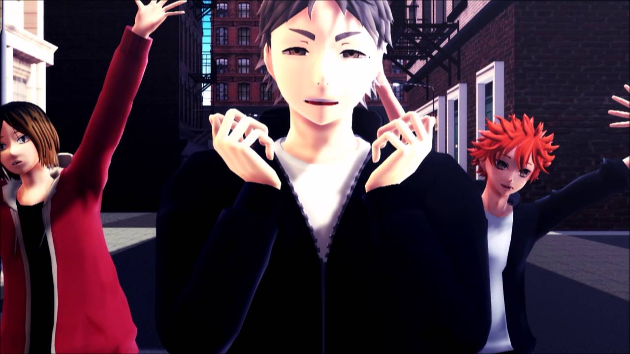 [MMD] Haikyuu!!  - Kenma, Sugawara, Yuu, Tobio and Hinata - Kimagure Mercy