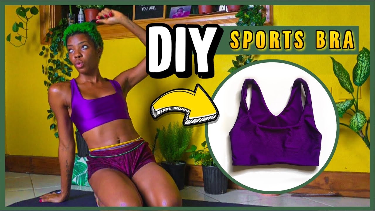 How To Sew A REVERSIBLE SPORTS BRA From Scratch | Activewear Sewing Tutorial | @sewquaint 🔆