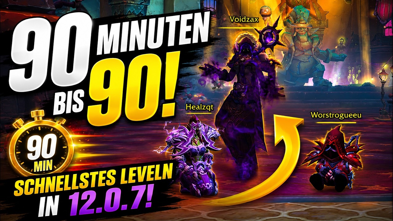 Level 90 in 90 Minutes! The Fastest Way to Level in Patch 12.0.7 of Midnight