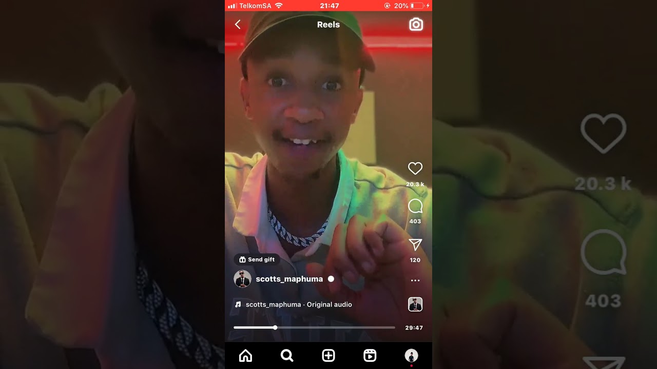 Scotts Maphuma recording live “ugogo” Feat Leemkcrazy - Toss
