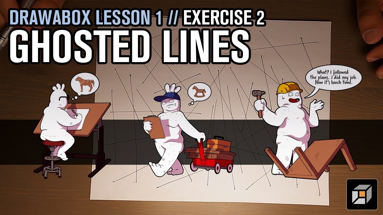 Drawabox Lesson 1, Exercise 2: Ghosted Lines