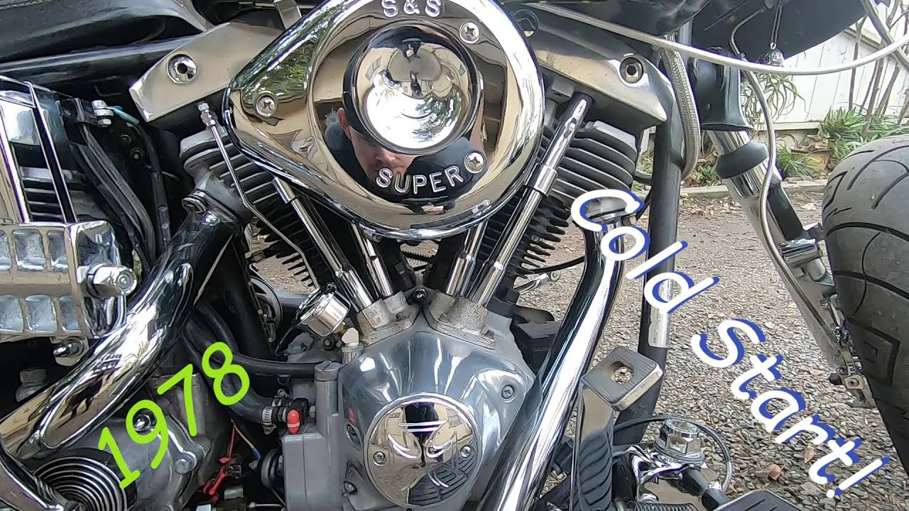 1978 Harley Davidson Cold Start