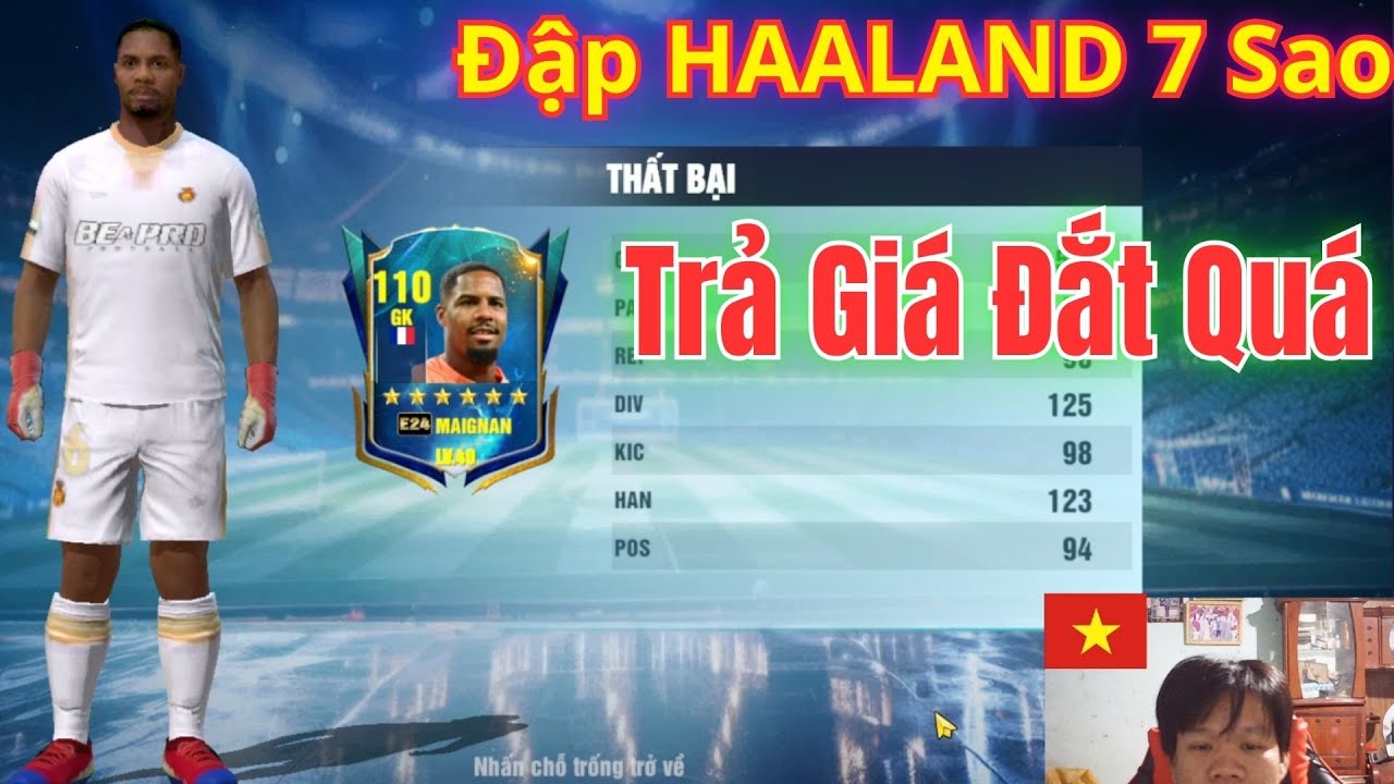 Be A Pro Football | Nâng Haaland Lên 7 Sao – Trả Giá Đắt Hơn Vàng? Build Có Đáng Không!