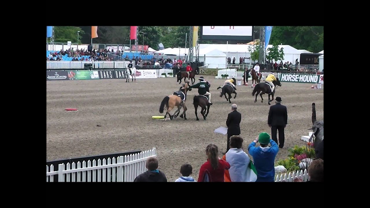 Rep of Ireland at Royal Windsor Horse show Day 1 castle arena-mounted games