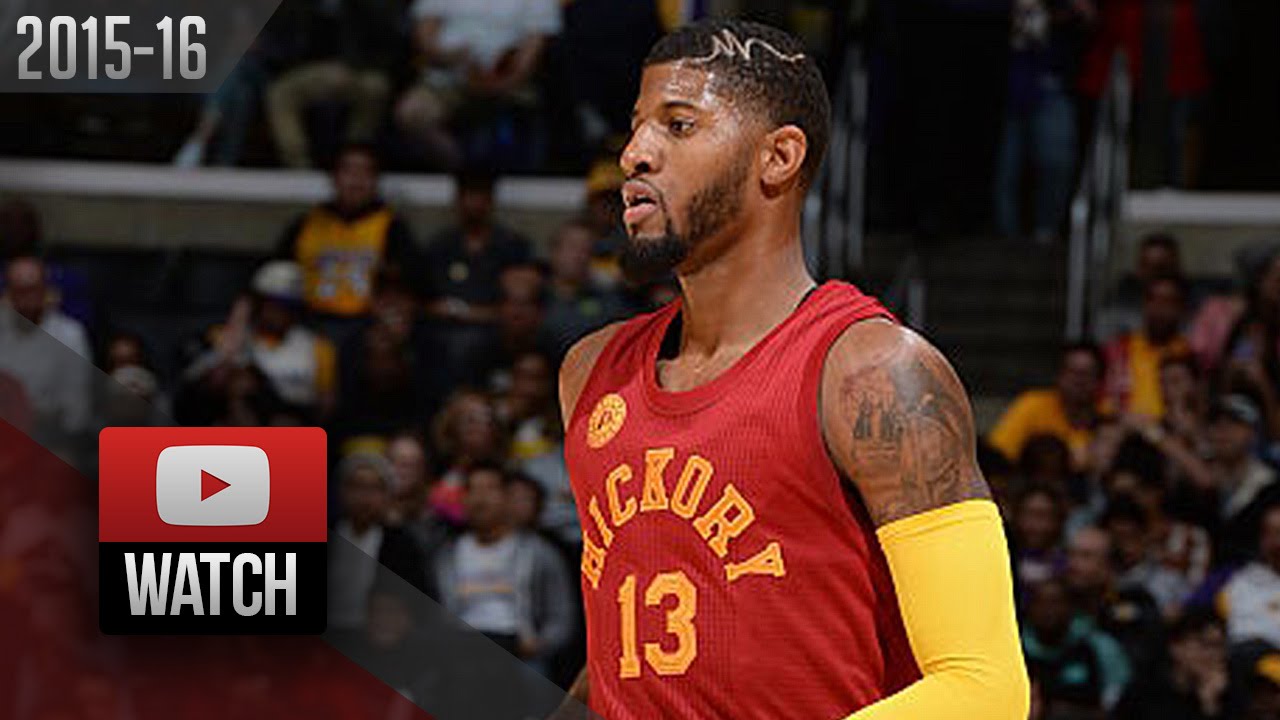 Paul George Full Highlights at Lakers (2015.11.29) - 39 Pts, SICK!