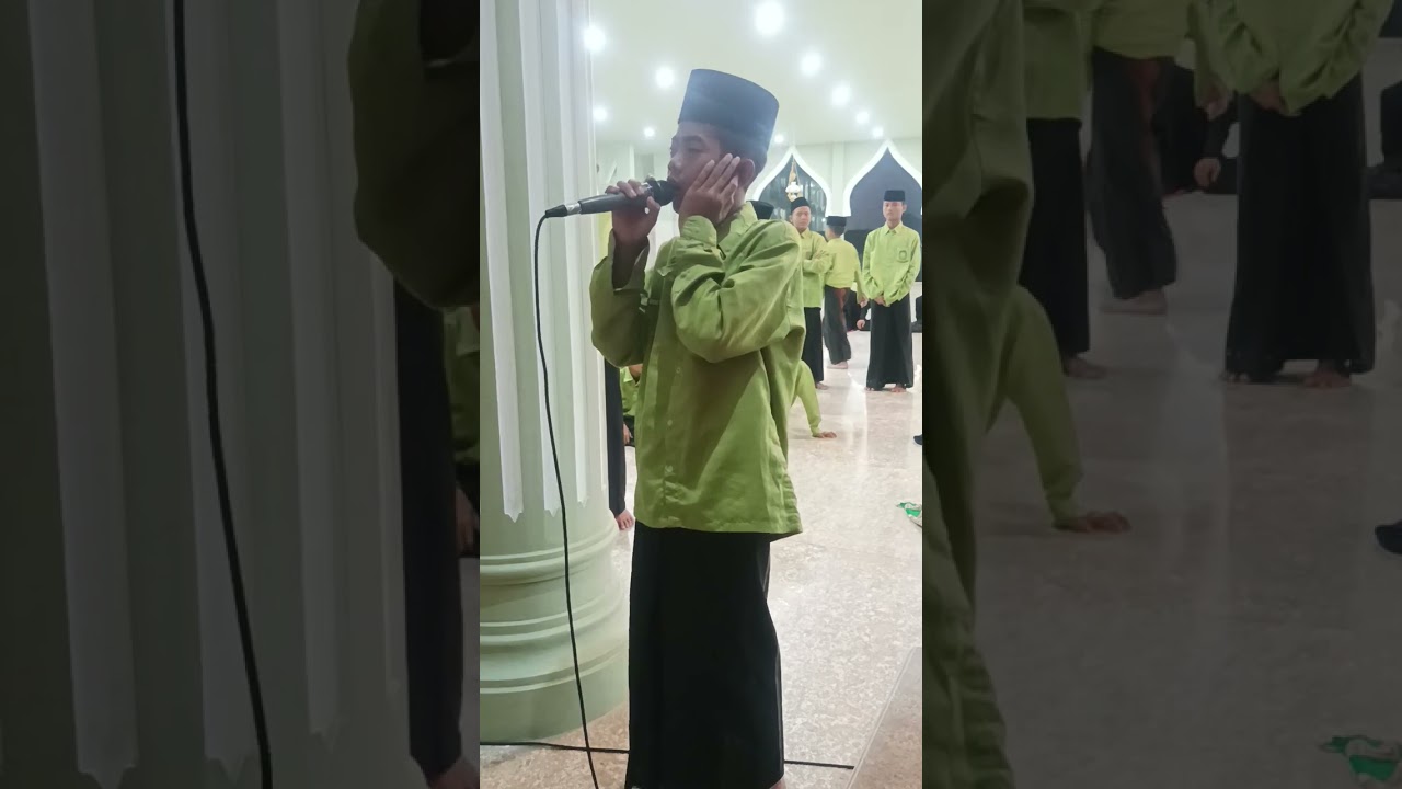 suara merdu adzan santri Ponpes Modern Tahfidzul Qur'an Nuridin Idris ( Triyono kelas 7 )