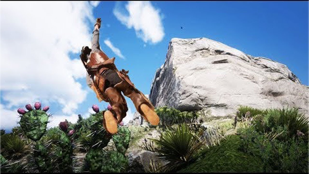 Red Dead Redemption 2 Falling Off Cliffs - Mountain Ragdolls