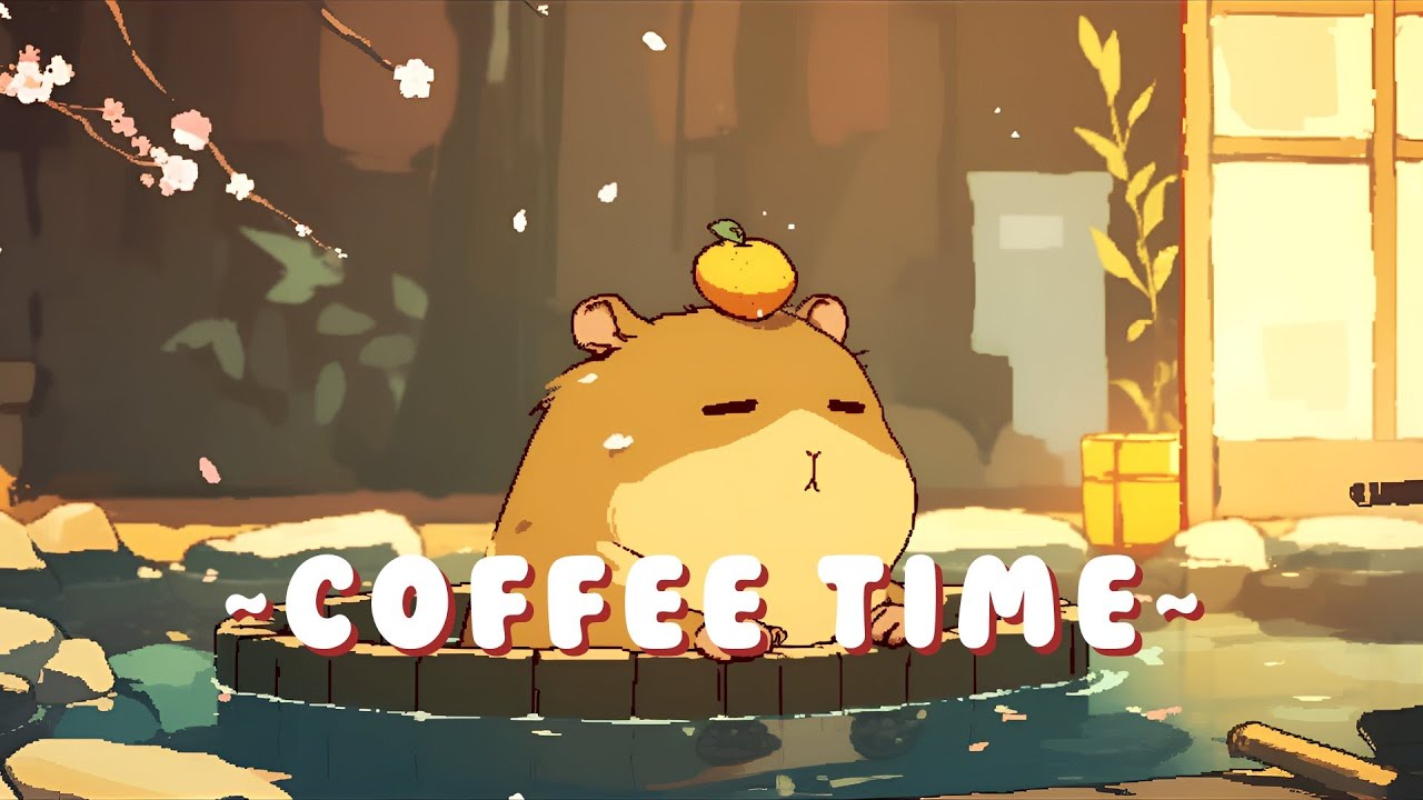 Capybara Chill Radio - Calming Beats & Melodies ~ Relaxing Vibes ~ 📚 🎵