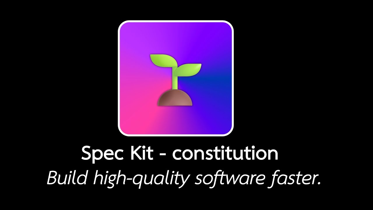 Spec Kit - Constitution