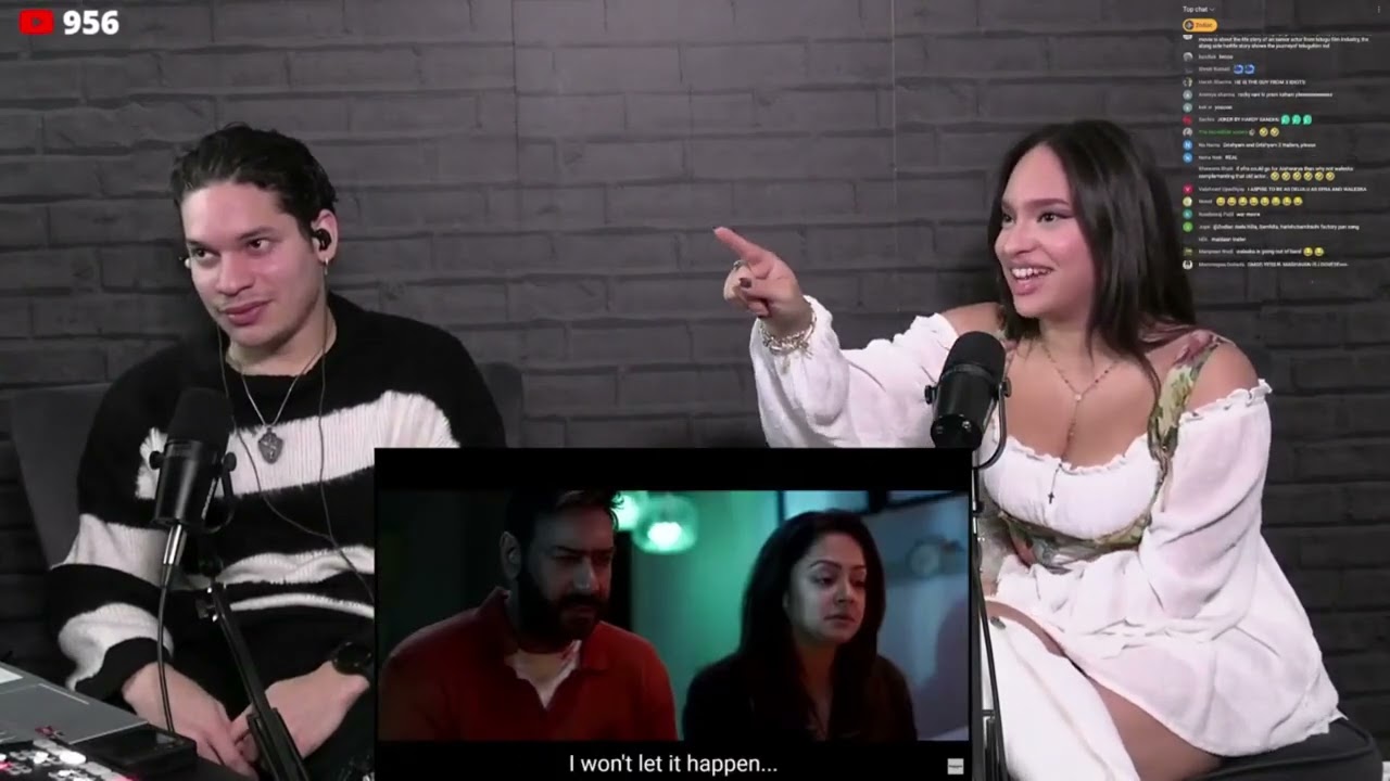 Indian Horror is INTENSE! Waleska & Efra react to Shaitaan Trailer for the first time