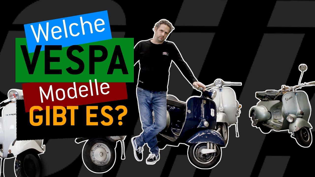 Welche VESPA Modelle gibt es? 🛵🤔| (Wideframe, Largeframe, Smallframe, Modern Vespa, Lambretta)